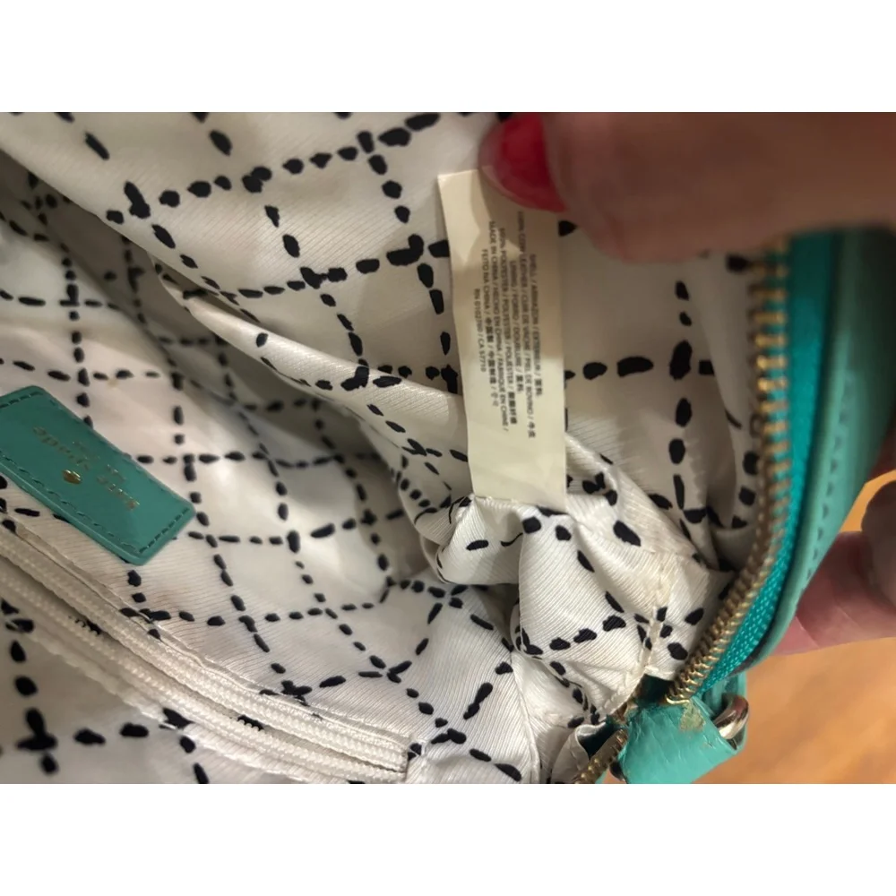 Kate Spade Green Leather Crossbody Bag Small - Picture 8 of 8